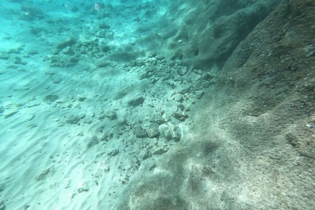 Acque cristalline della caletta