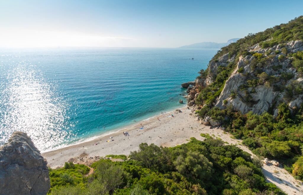 Cala Sisine: foto dall’alto