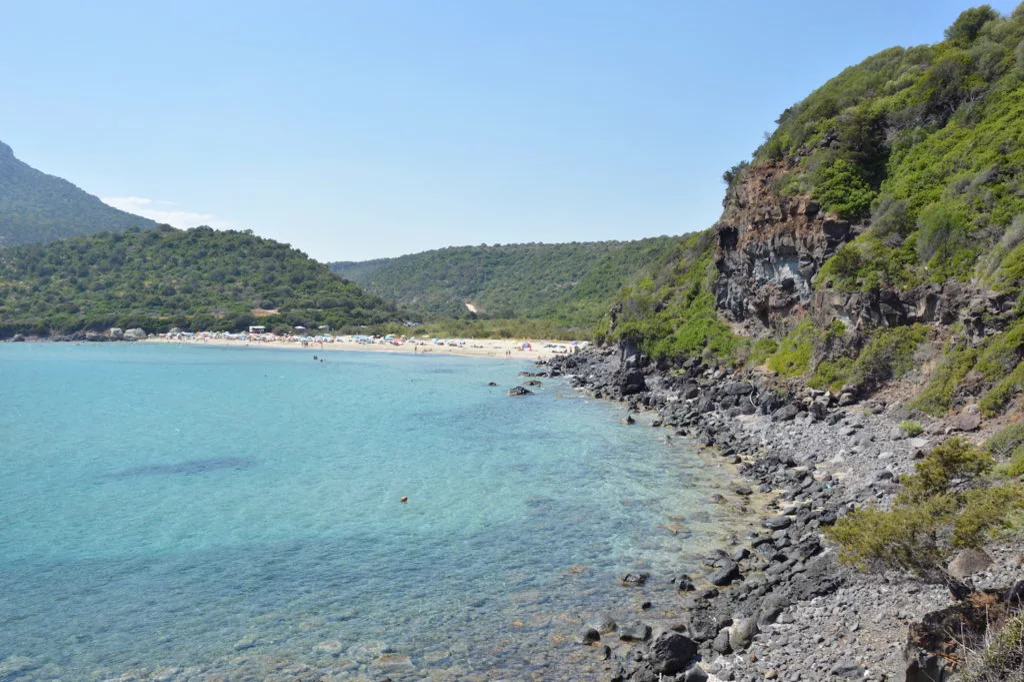 Cala Cartoe da un'altra prospettiva