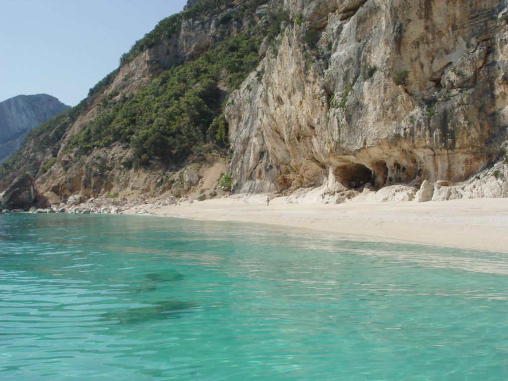 Cala dei Gabbiani dal mare